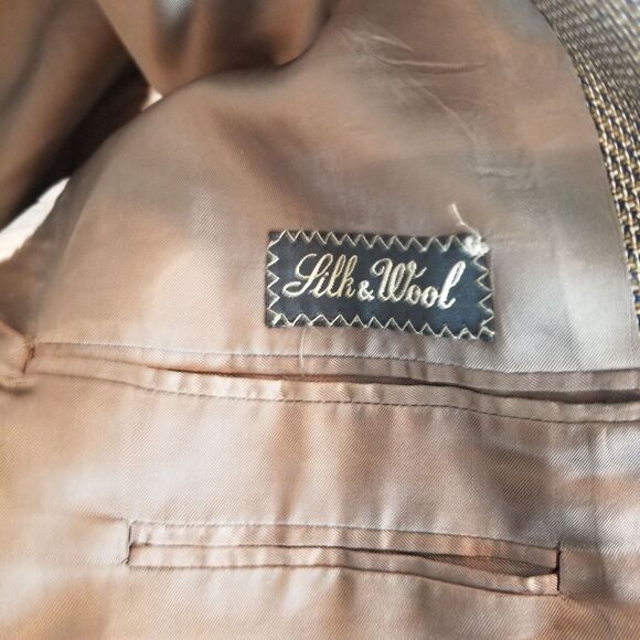 Ermenegildo Zegna Mens Wool Silk Blazer Sz 42R Boardroom Suit Jacket Luxury Core - Picture 6 of 10